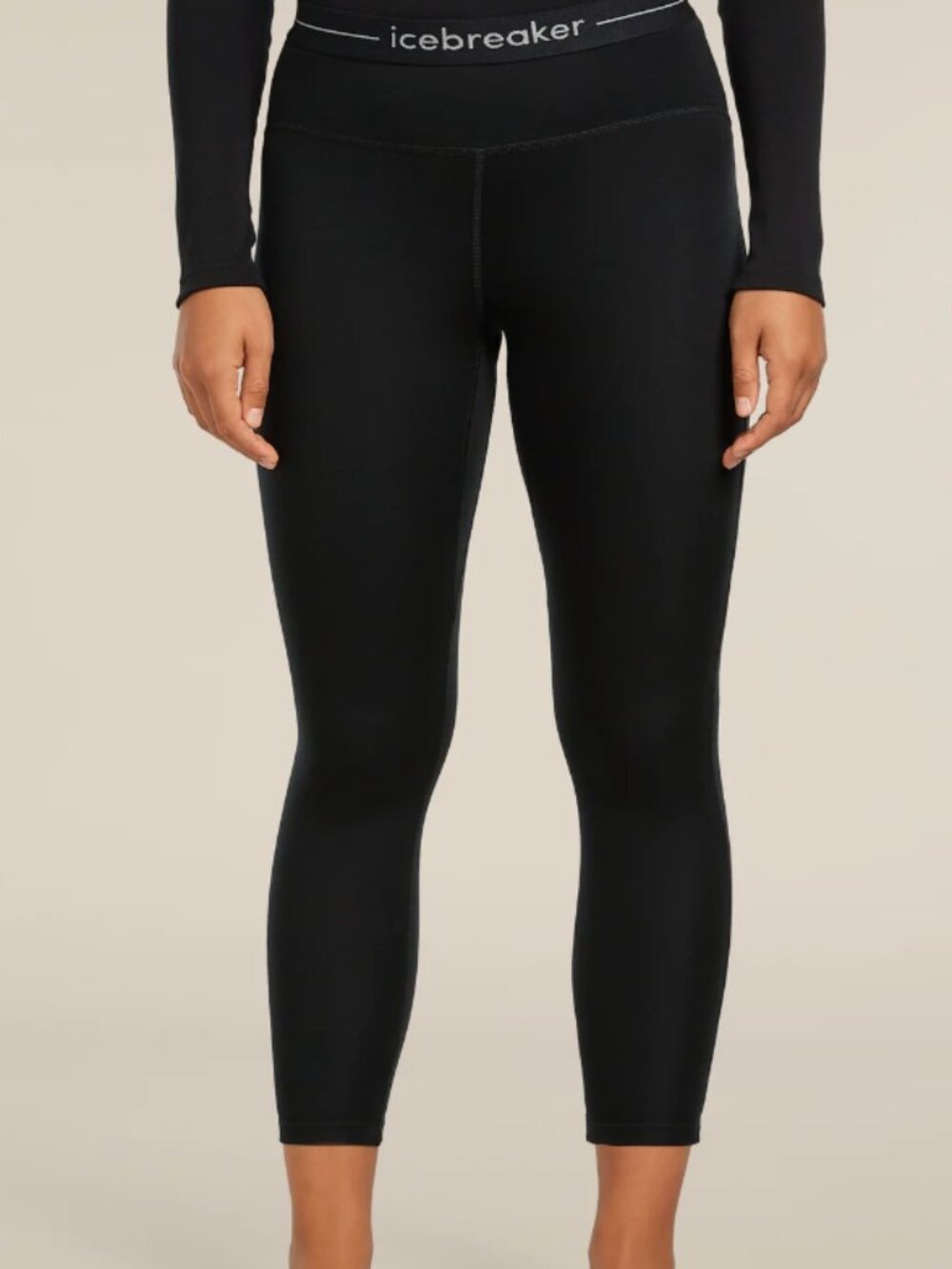 Icebreaker - women's merino base layer, size small, black. NWOT